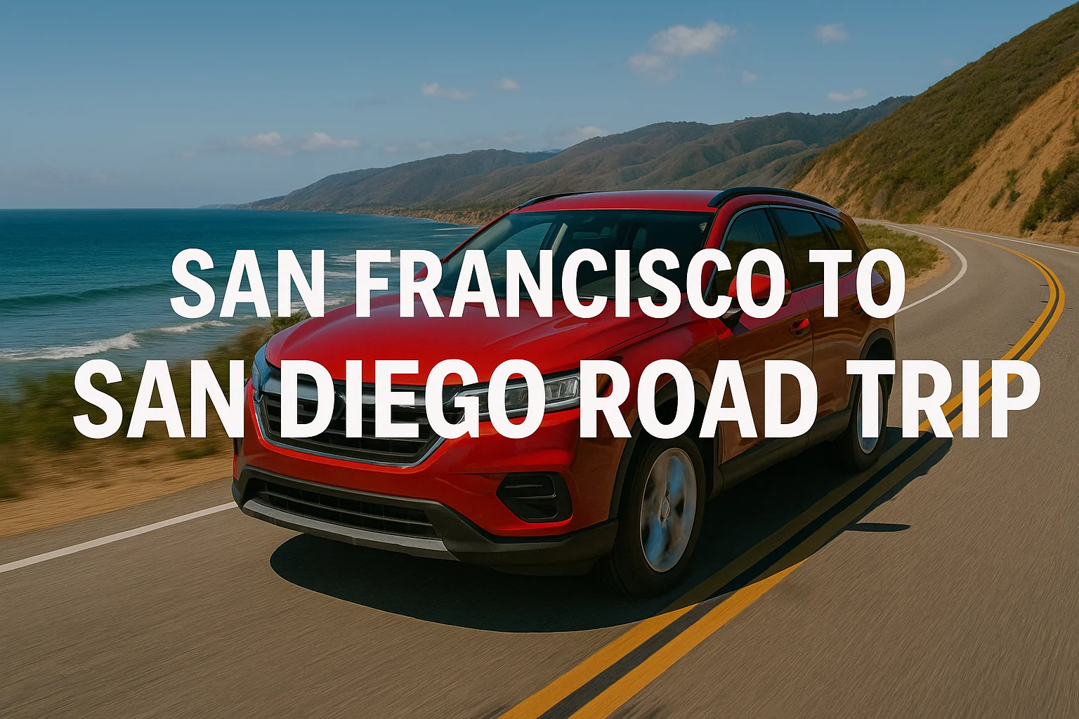san francisco to san diego road trip​