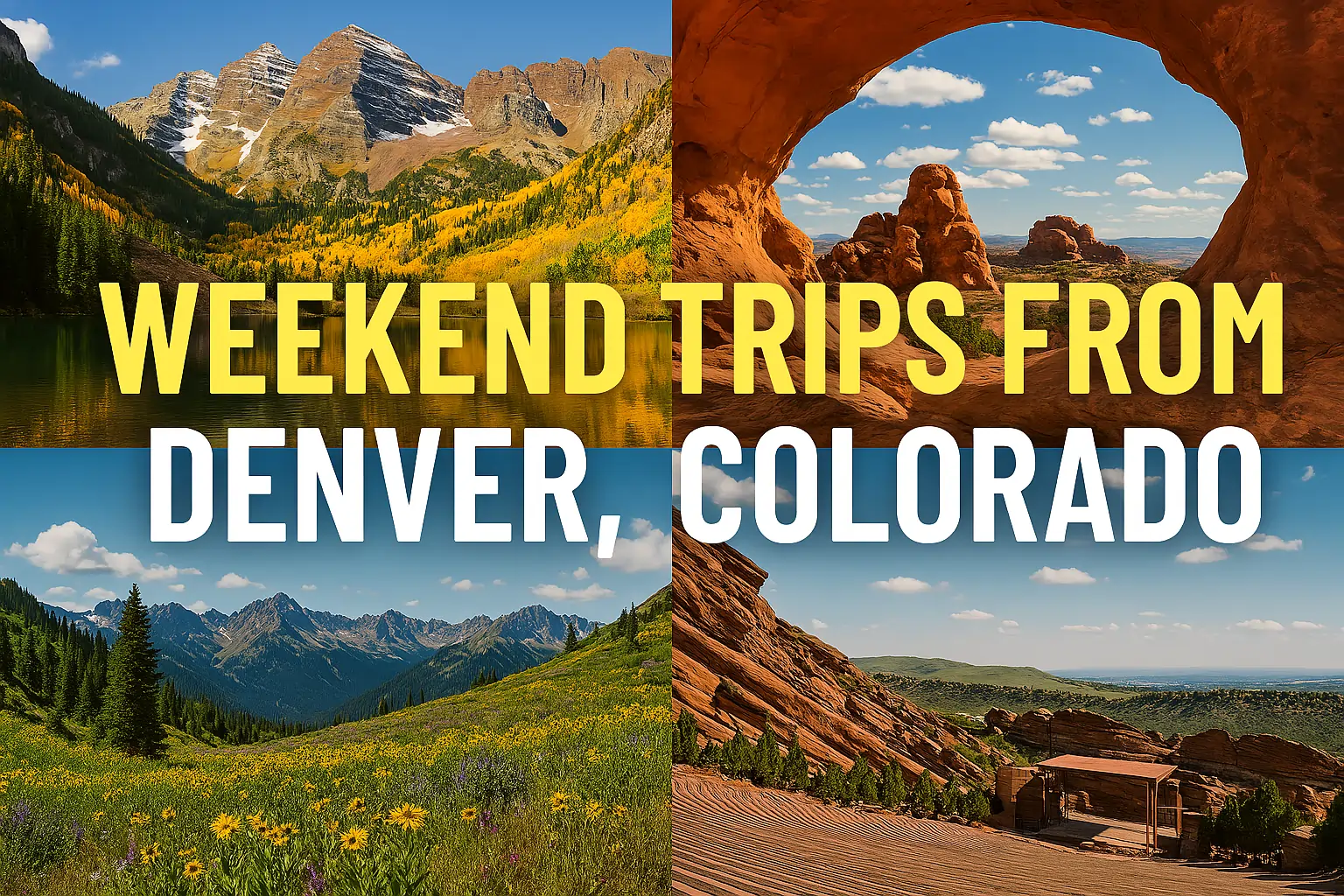 weekend trips from Denver Colorado