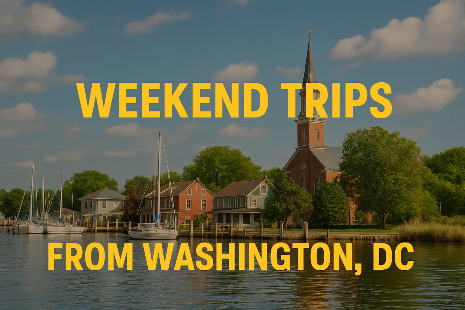 weekend trips from washington dc​